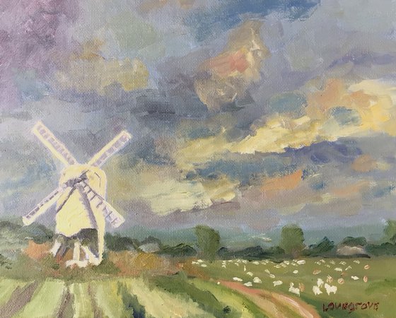 A rare Post Mill in Kent