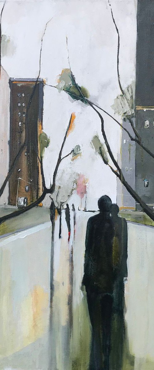 Greenwich and last leaves by Romuald Mulk Musiolik
