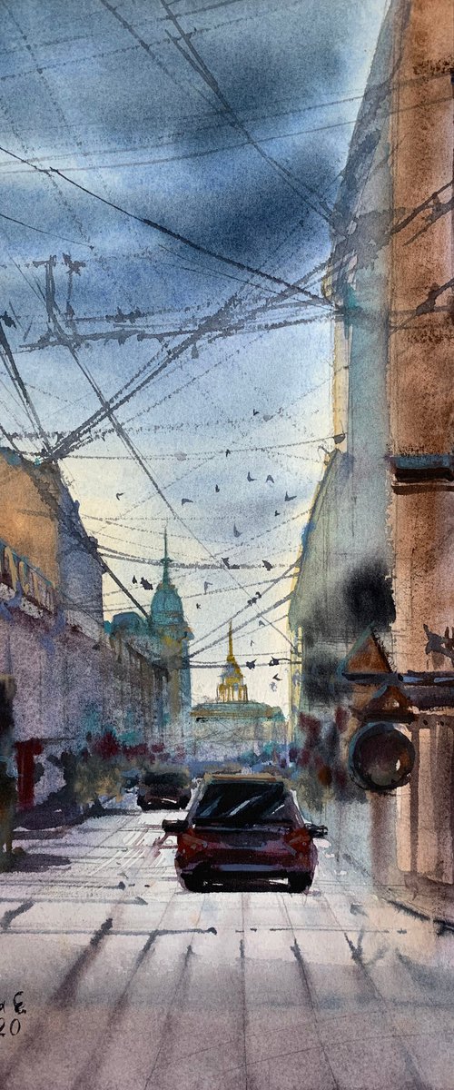 In the city. St. Petersburg. by Evgenia Panova