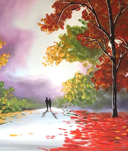 Beautiful Autumn Walk by Aisha Haider