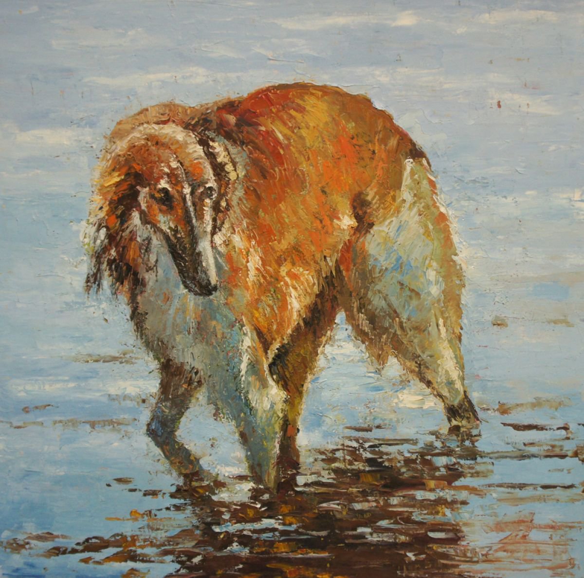 Dog in the Water by Vahan Shakhramanyan
