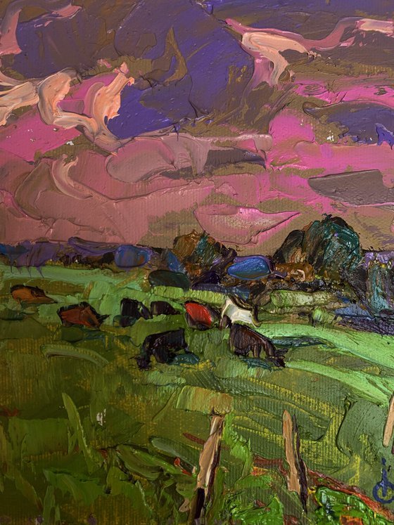 Shepherd and Cows