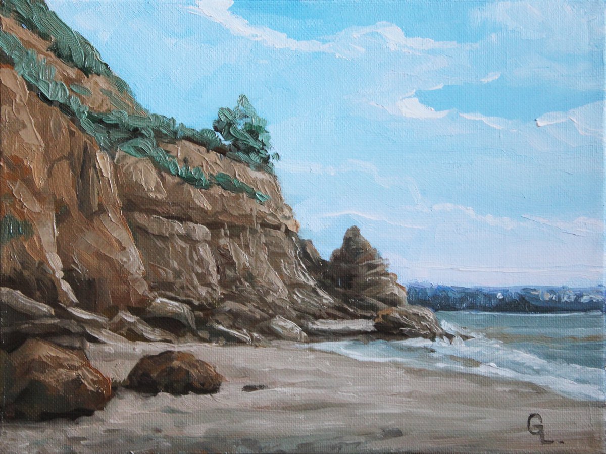 Coast. 24x18 cm. by Linar Ganeev