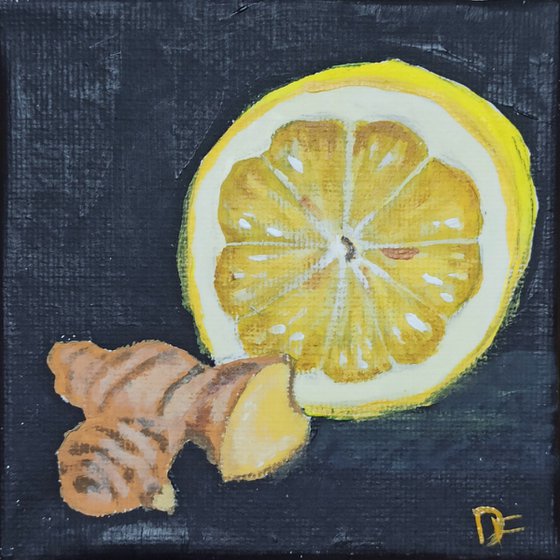 Still life with lemon & ginger