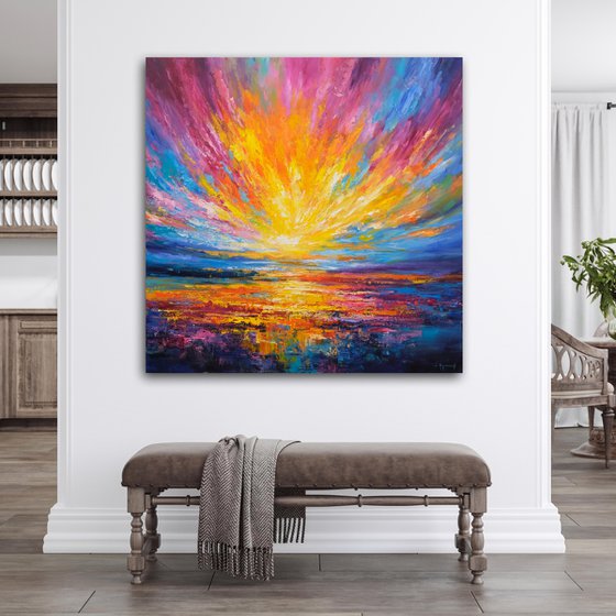 Seascape Sunset Symphony