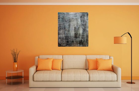 Moonlight -01- (n.347) - 80,00 x 90,00 x 2,50 cm - ready to hang - acrylic painting on stretched canvas