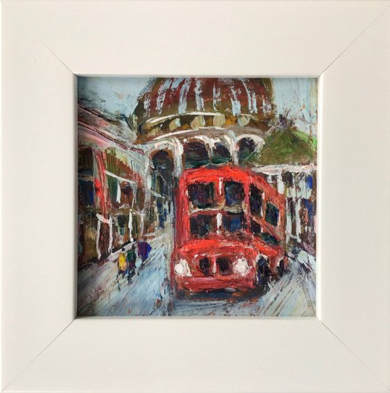 LONDON BUS .....    FRAMED