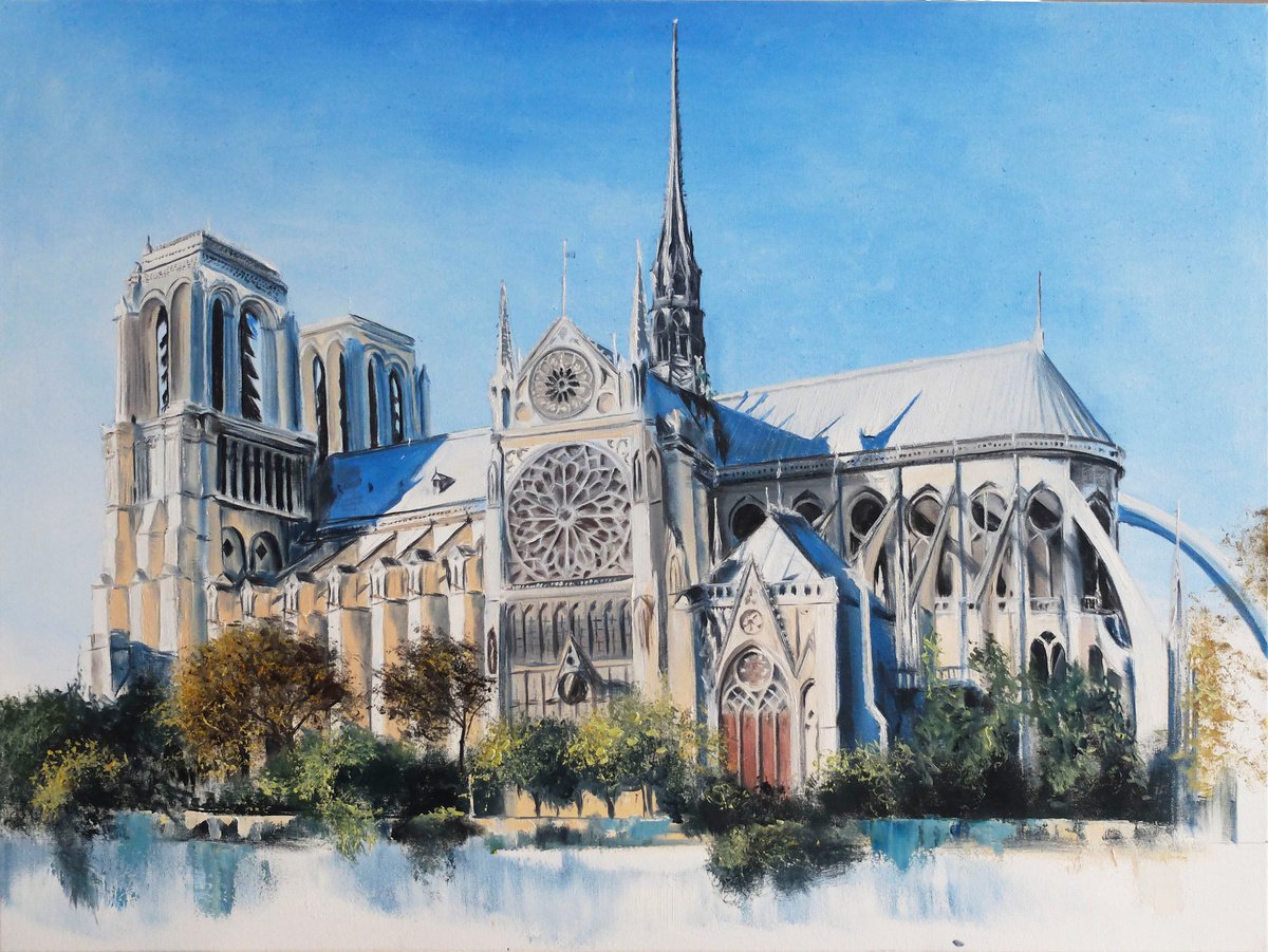 Notre Dame de Paris by Valeriia Radziievska