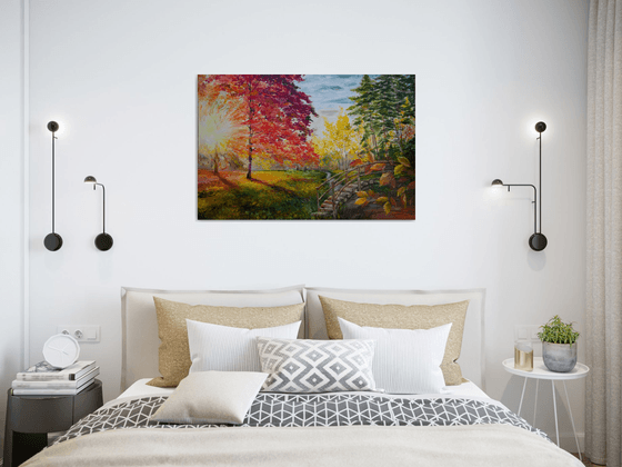 ''Autumn''  Bright nature Painting