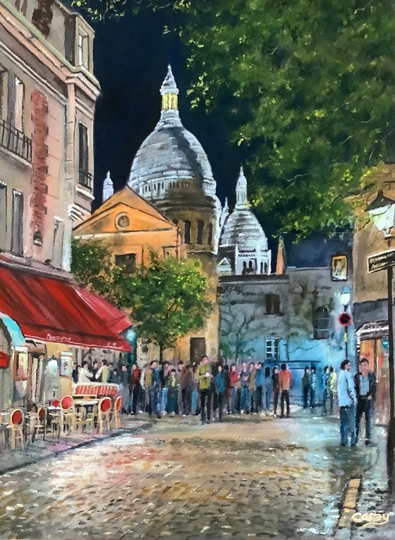 Montmartre in Paris, France