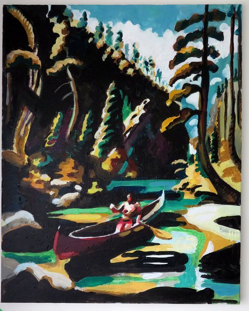 Canoe paddle 2 by Stephen Abela
