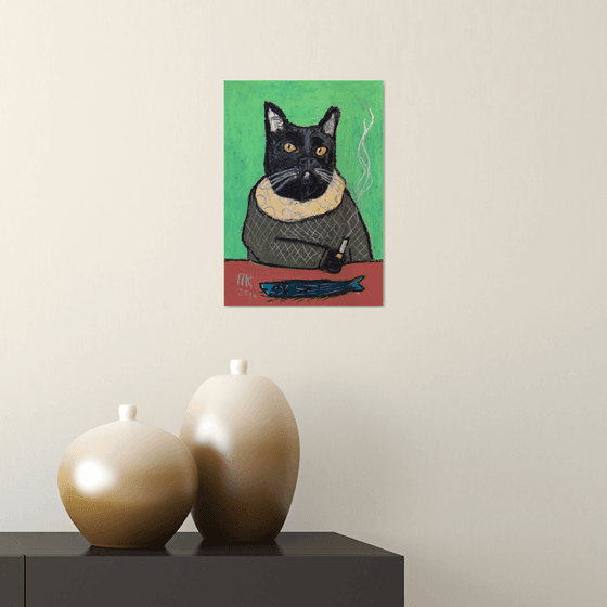 Smoking cat #13