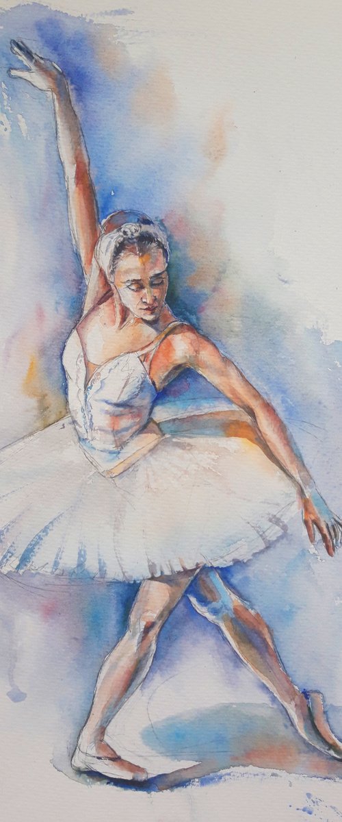 Ballerina Dancer, Woman's Figure, Finess by Bozhidara Mircheva