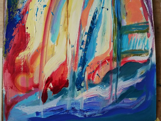 Abstract Sailing Joy