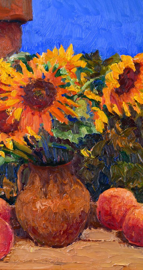 Sunflowers and Peaches by Suren Nersisyan