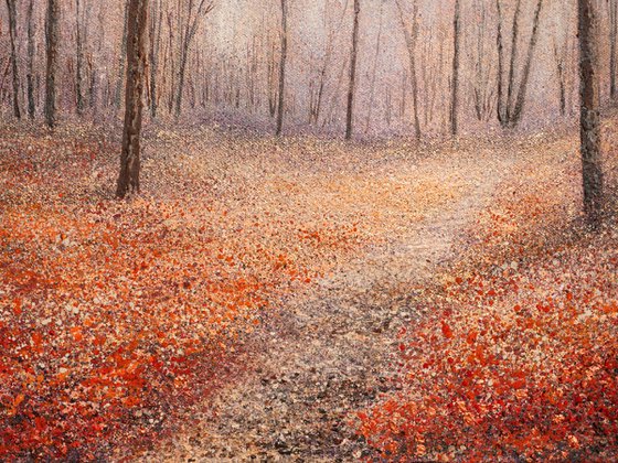 THE SCRUNCH OF AUTUMN LEAVES