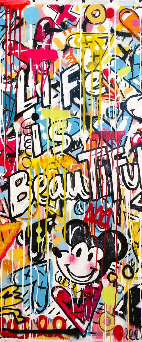 Life is Beautiful 8 by Mercedes Lagunas