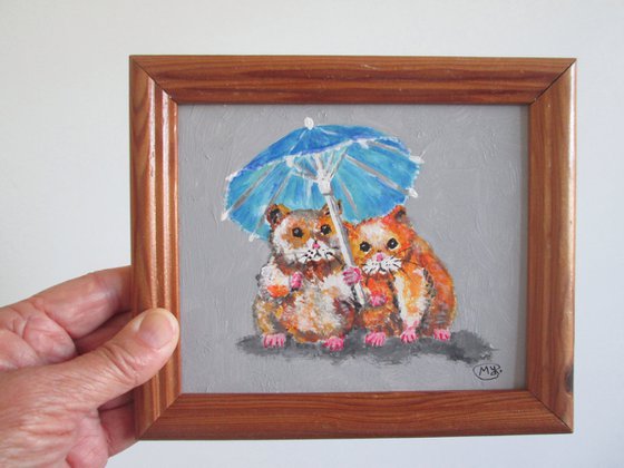 Hamsters together