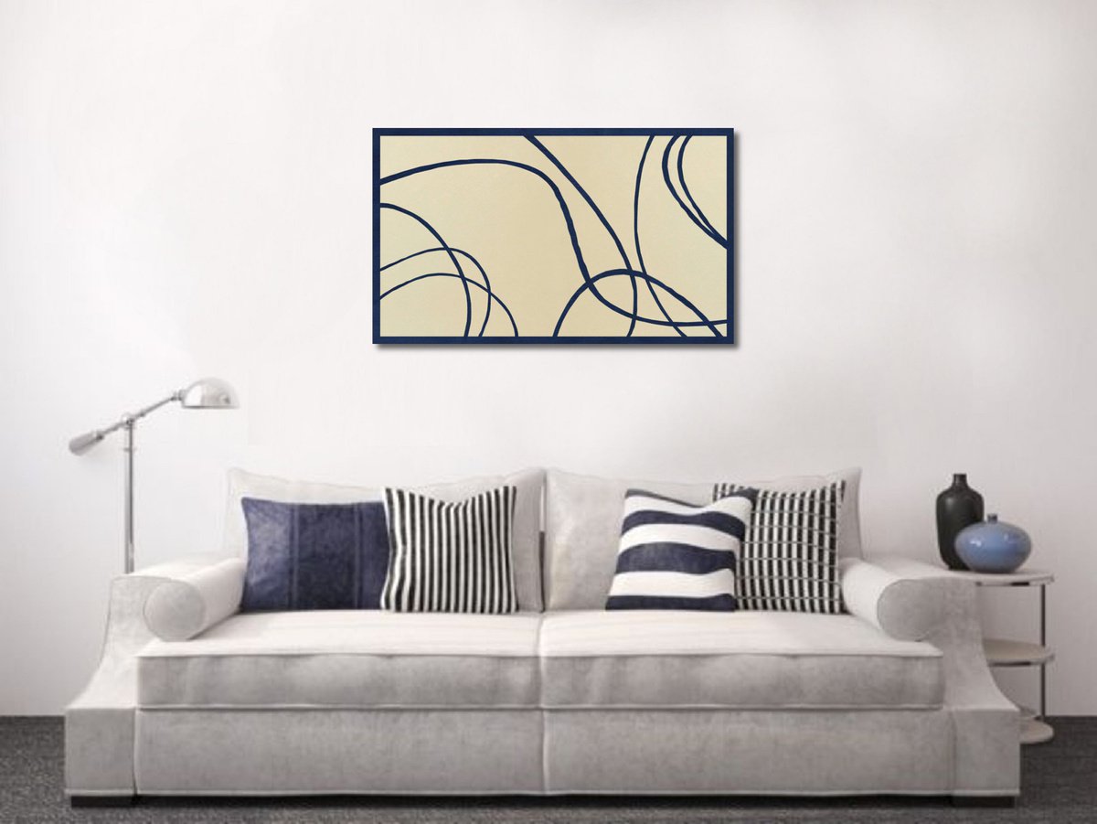 Abstract Lines #62 by Arisha Monn