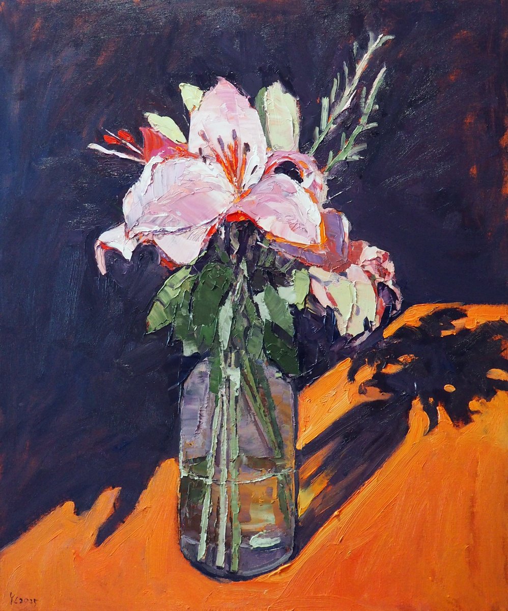 Summer Flowers By Yuanyuan Liu, 21 X 26, Artwork For Sale On Artfinder