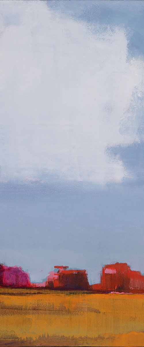 Good Day 30x30" 76x76cm Contemporary Art by Bo Kravchenko by Bo Kravchenko