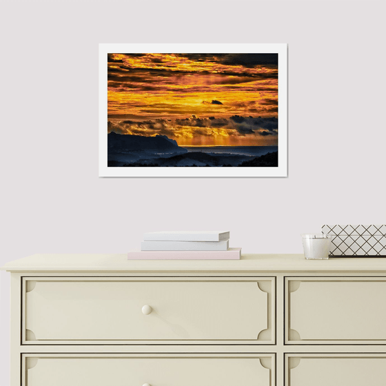 Storm 2. Sunrise Seascape Limited Edition 1/50 15x10 inch Photographic Print