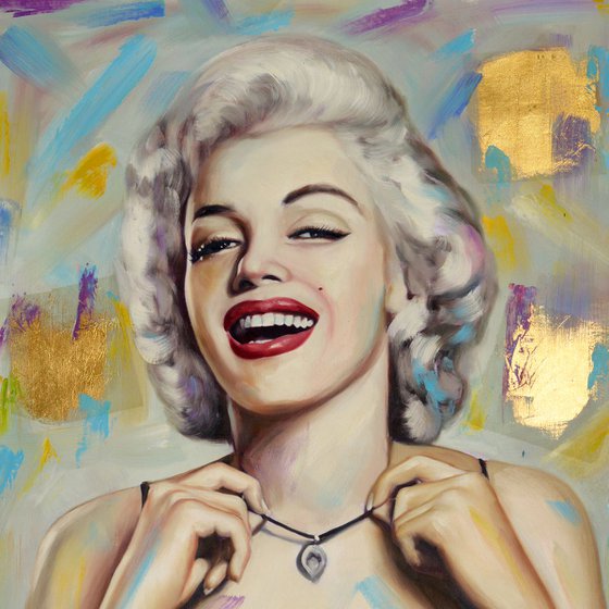 Marilyn Monroe Portrait | Black Edition No.03