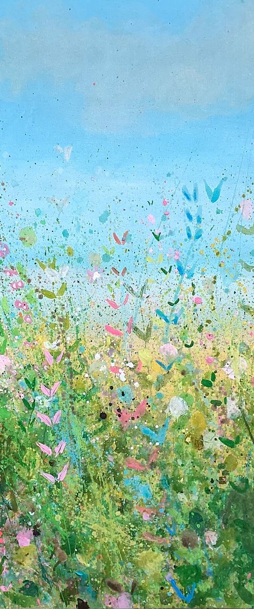Soft Leafed Blue Spring by Sandy Dooley