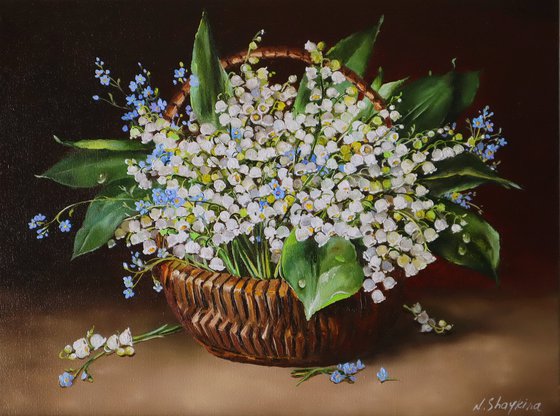 Lilies of the valley Painting