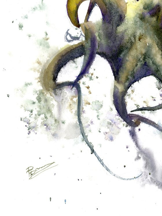 Ocean Creatures - Triptych