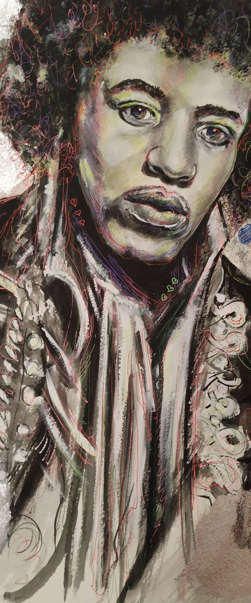 Jimi Hendrix by Antigoni Tziora