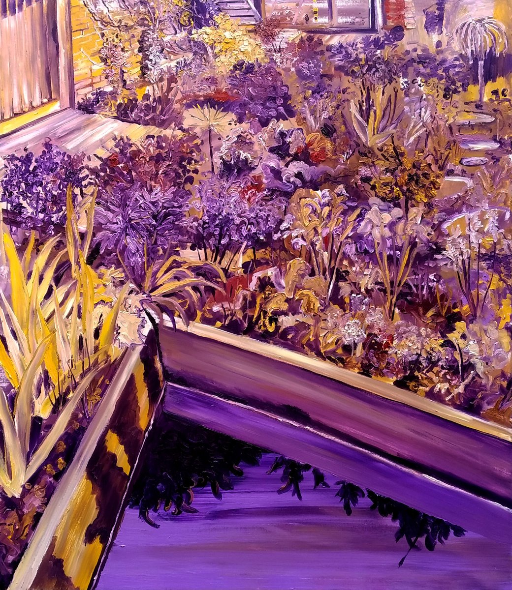 Impressionistic Landscape Oil Painting By Dominic Virtosu, 51 X 59, One Day Landscape, Original Artwork