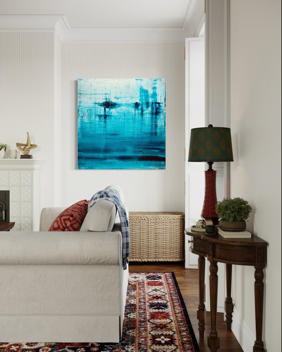 Aquatic Horizons (36x36in)