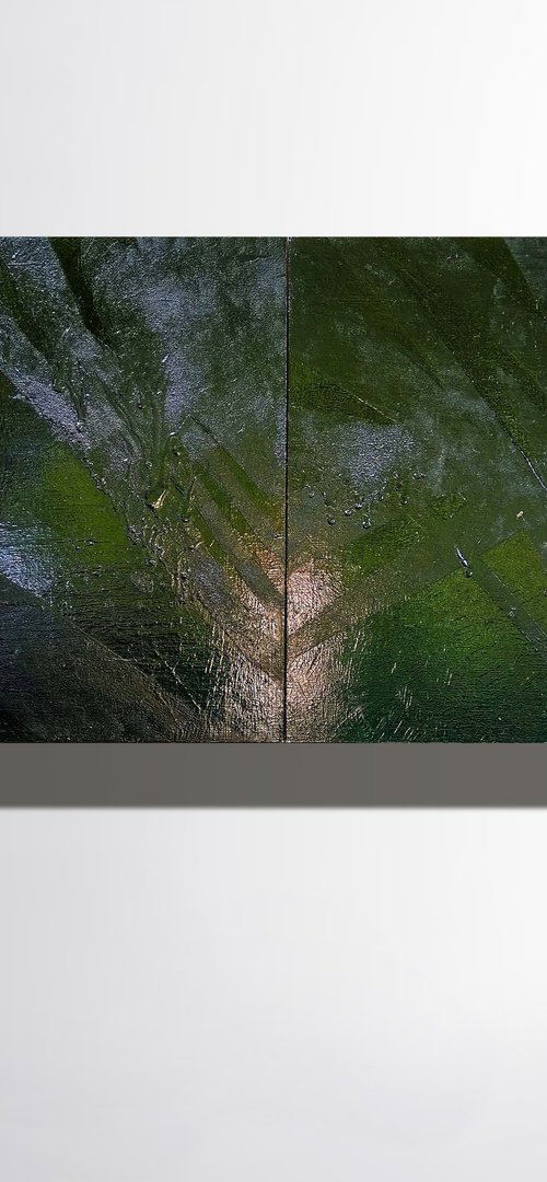 "CLEARING" DIPTYCH by Marya Matienko