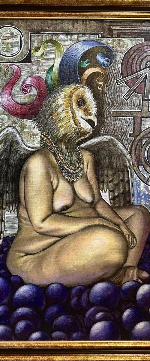 The wise lady by Ruber Veliz