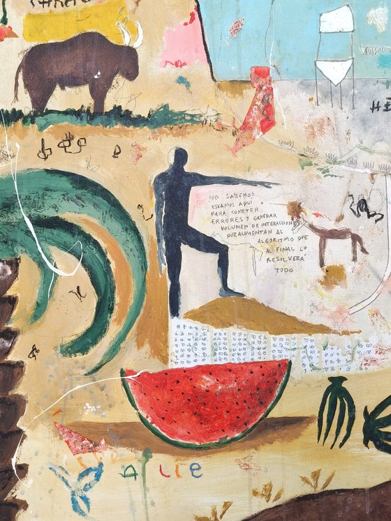 Walking down the track