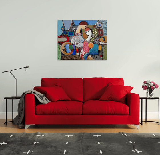 Artist's memories (80x100cm, oil/canvas, ready to hang)