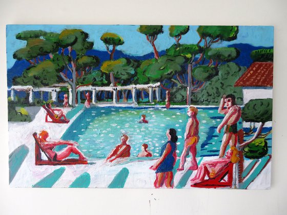 Pool scene