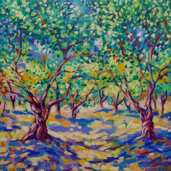 Vibrant orchard