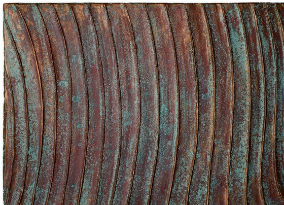 Woodcuts #4 | Copper Patina