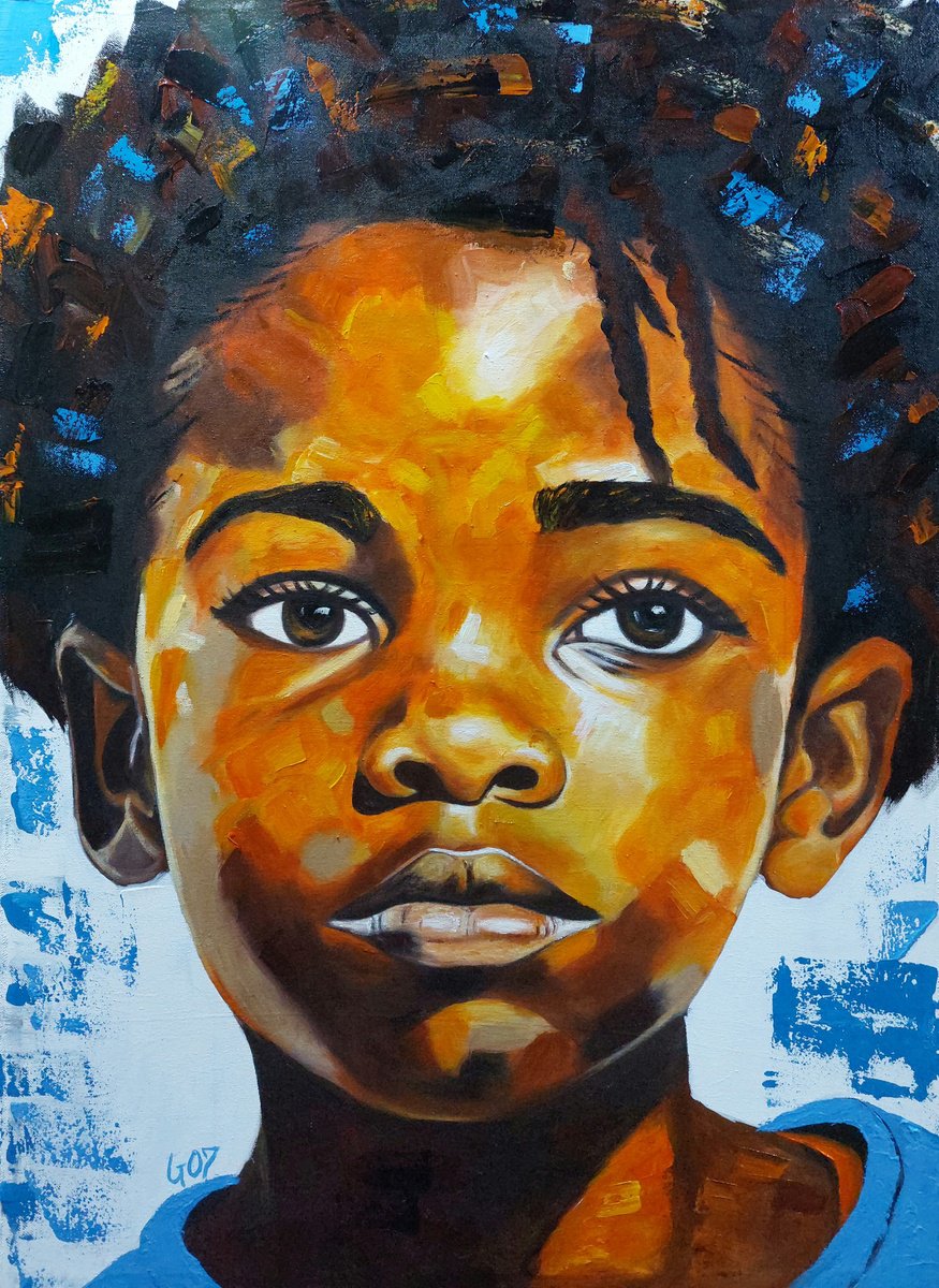 Eyes Of Tomorrow By Gregory George Kalinga, 33 X 45, Artwork For Sale On Artfinder