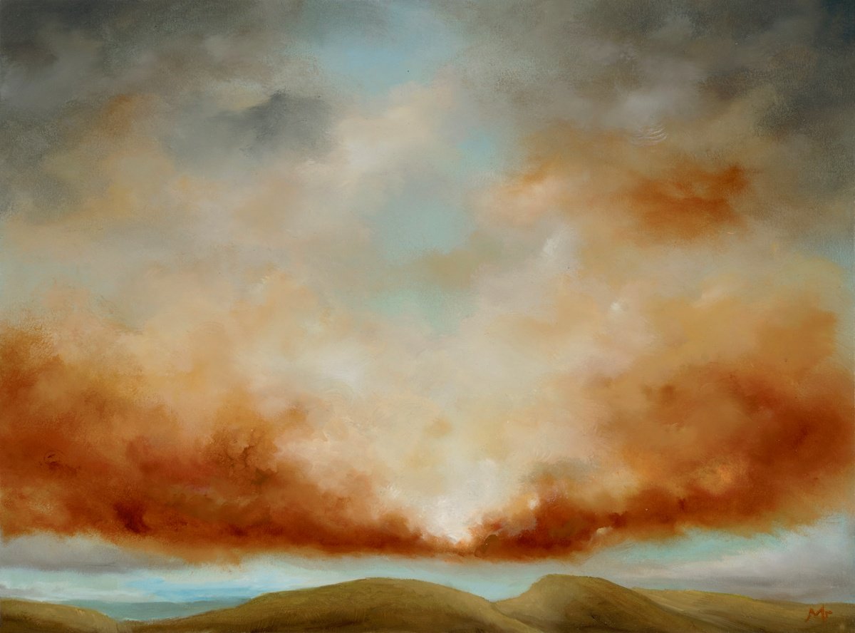 Evening In The Brecon Beacons By Rolf Marriott, 16 X 12, Artwork For Sale On Artfinder