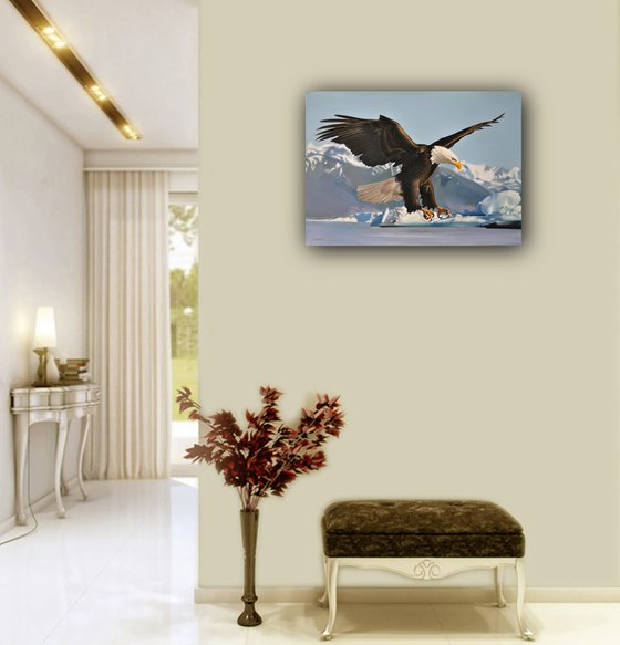 Eagle, Oil on canvas