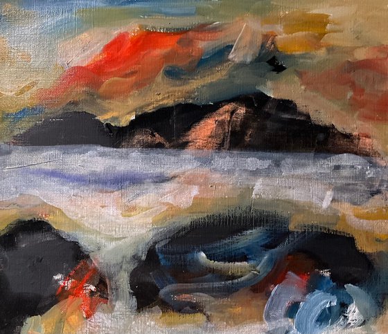 Beach storm
