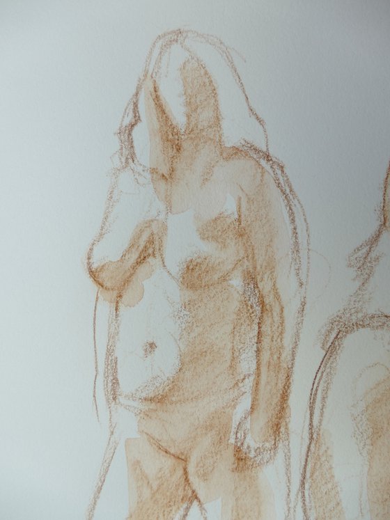 female nude 3 poses