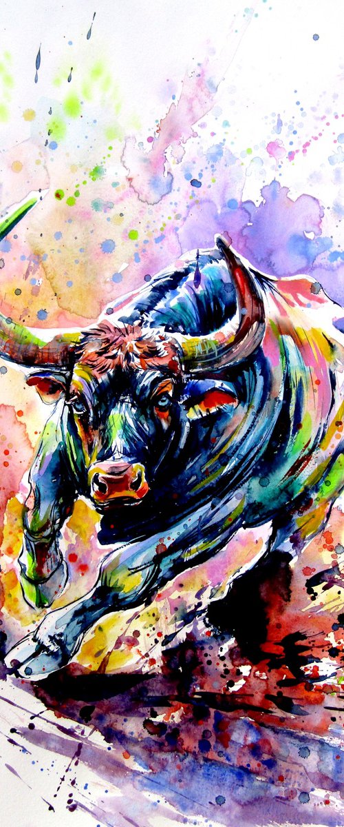 Running bull IV by Kovács Anna Brigitta