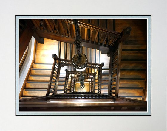 London Liberty's wooden Staircase