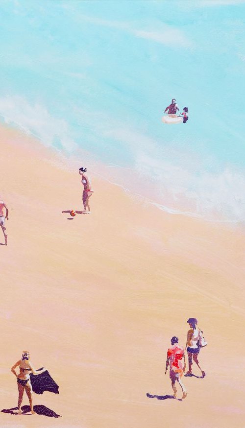 Beach scene P by Carlos Martín