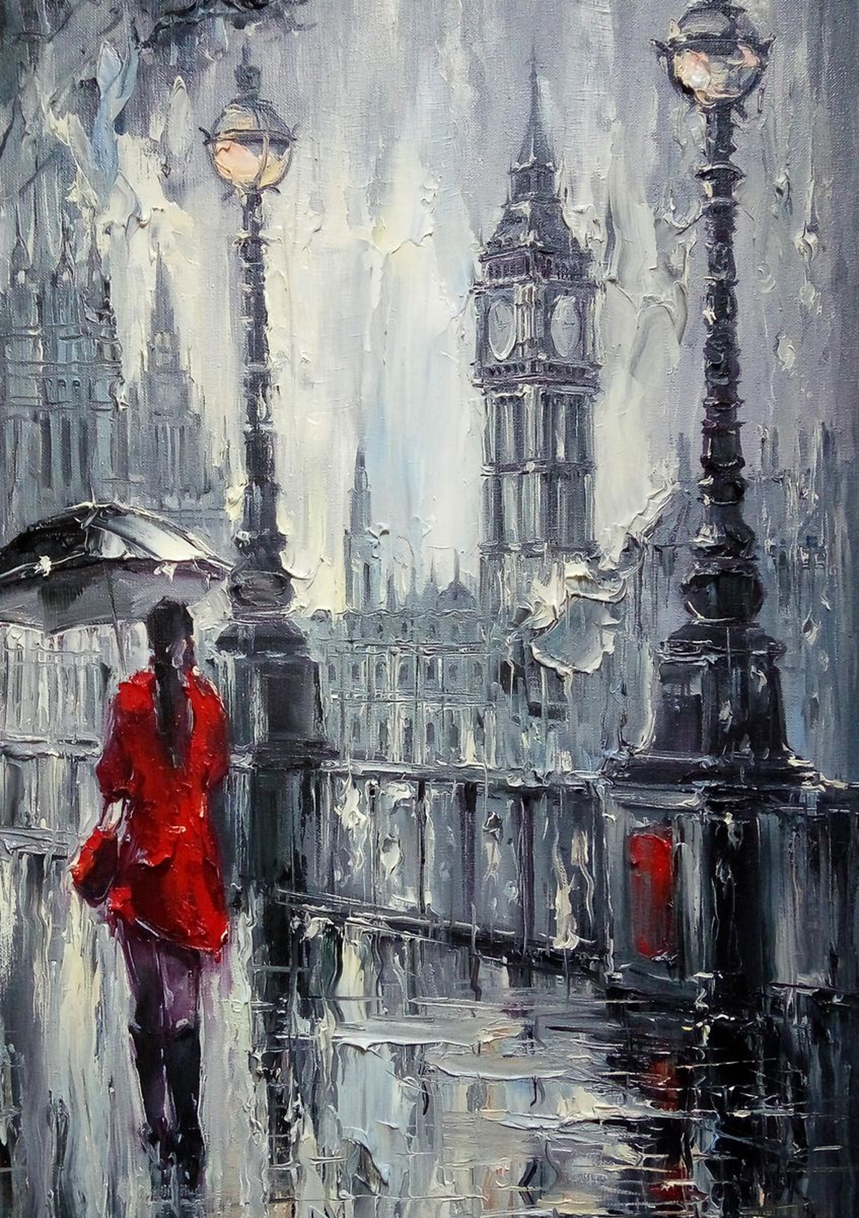 London Rain By Artem Grunyka By Artem Grunyka Artfinder