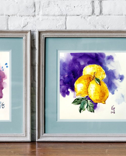Diptych ‘Winter holidays’ by Ksenia Selianko